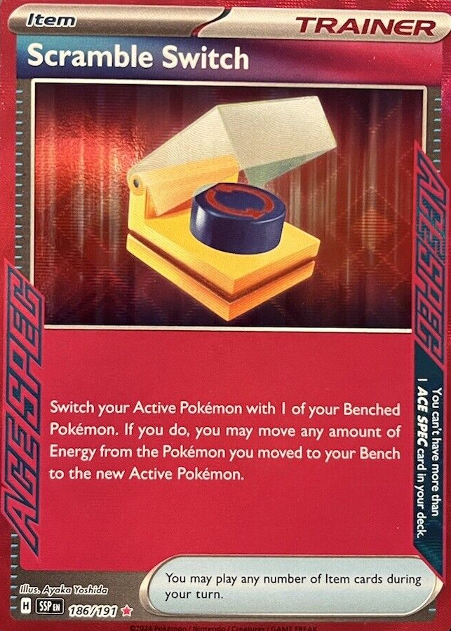 Scramble Switch 2024 Scarlet & Violet: Surging Sparks #186/191